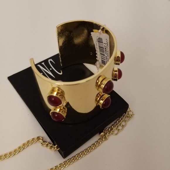 I.N.C [2-PC Jewelry Bundle] Goldtone/Red Stone - Picture 9 of 11